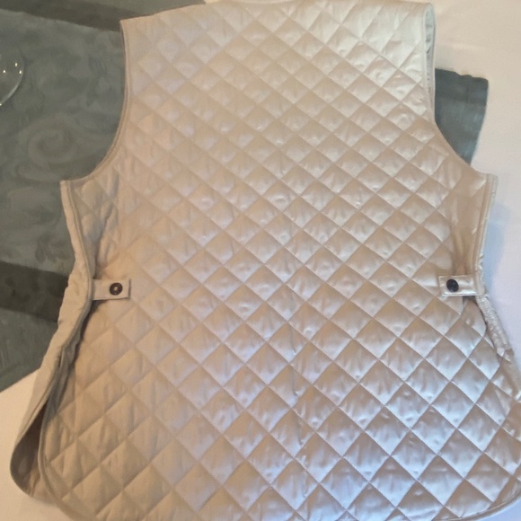 Belstaff Men’s Quilted Vest, Size 38, Cream - Picture 2 of 9